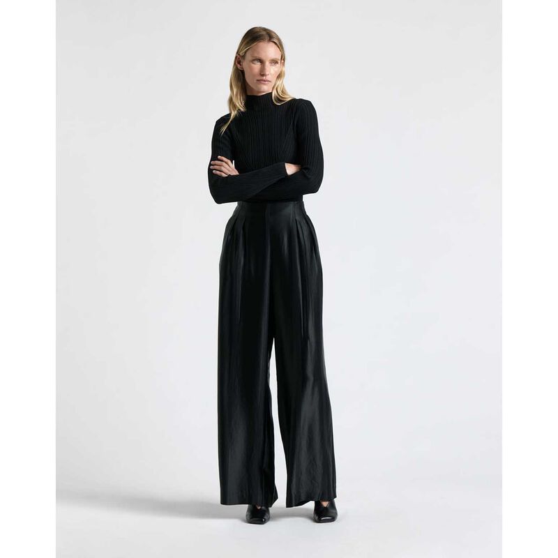 Cue Satin Stripe Wide Leg Pant image number 3